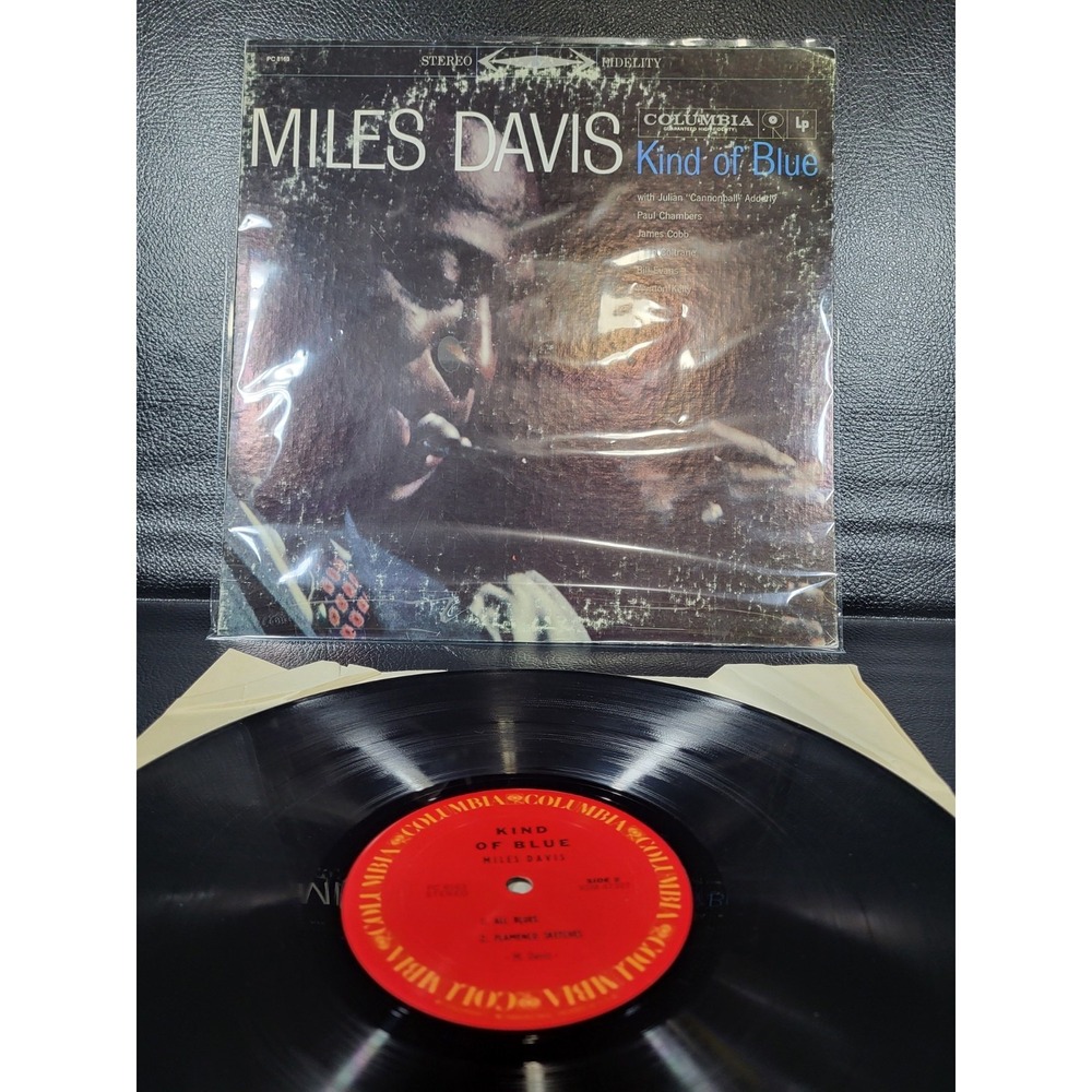 Miles Davis Kind of Blue Vinyl LP 1968 Stereo 360 Sound Columbia PC 8163 Jazz EX